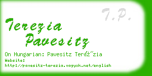 terezia pavesitz business card